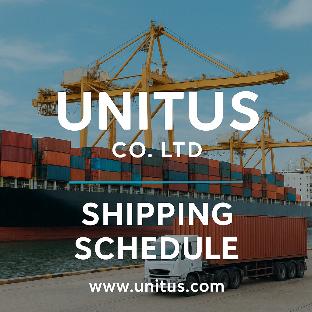 Shipping Schedule